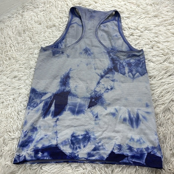 Lululemon Swiftly Tech Tank 2.0 *Wash Shibori Stripe Midnight Orchid - Picture 3 of 4